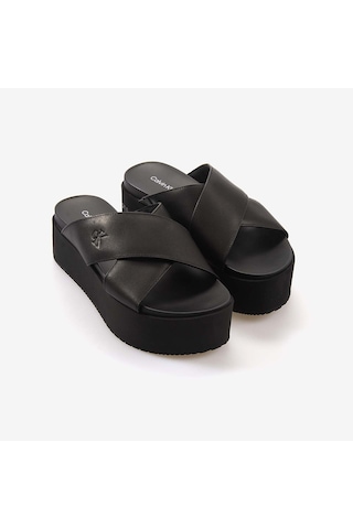 Calvin Klein Kadın Spor & Sneaker Ayakkabı Yw0yw01349 Siyah