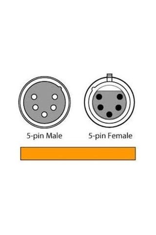 Dmx Kablo 5 Metre 5 Pin