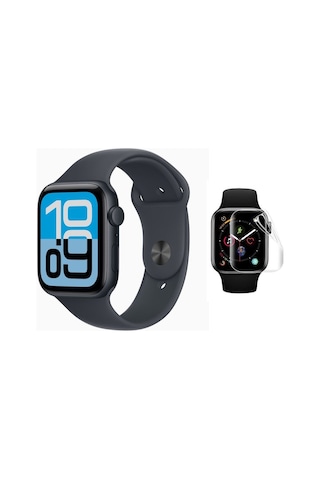 Apple Uyumlu Watch Se 3 44mm 3 Adet Şeffaf Ultra Koruyucu Nano Jelatin