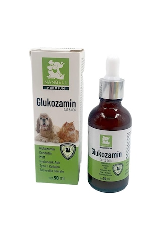 Nanbell Kedi Köpekler İçin Msm ve Kondritinli Glukozamin 50 ML