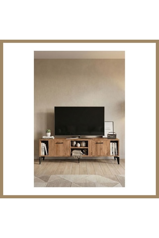 Kahveci.store Linya Tv Sehpası Çok Renkli 160x35 Cm 22