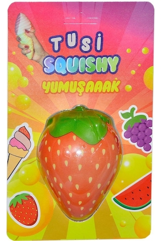 0007 Köpük Squishy Çilek  -Tusi