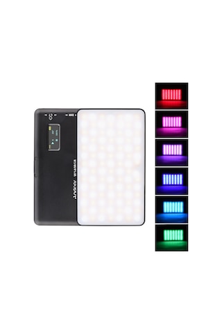 Hallow Andoer W140 RGB Led Video Işığı Siyah