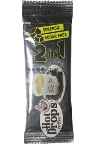 Hot Drops 2si1 Arada Sütlü Otobüs İkramlık Hazır Kahve Hazır 80 x 5 G