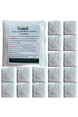 Kamp & Karavan Tuvalet Jelleştirici 60 100 Kat Emici Sıvı Katılaştırıcı Granül 15 Gr 10 Lu Paket