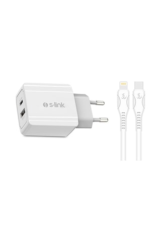 S-Link Swapp SW-C1110X 18 W USB + Type C- Lightning Hızlı Şarj Cihazı