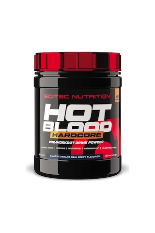 Scıtec Hot Blood Preworkout Hardcore 375 Gram