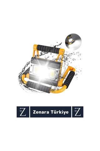 Premium Uzun Ömürlü Kamp Avcı Deprem 3 Modlu 360 Derece Döner Şarjlı 1300 Lümen Led Aydınlatma