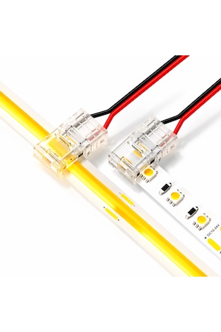 10mm Cob+smd Şerit+şerit T-l Bağlantı Konnektörü 5 Adet