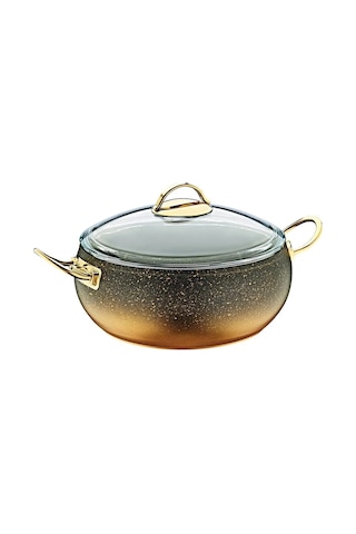 3141 20cm Granit Tencere Gold