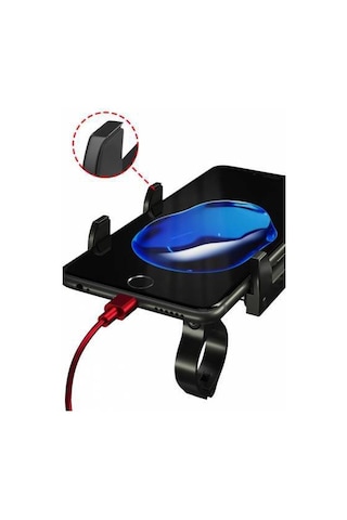 Polham Bisiklet Telefon Tutucu Motorsiklet Gidon Telefon Tutucu,