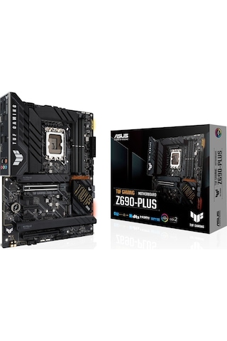 Asus TUF Gaming Z690-Plus Intel Z690 6000 MHz (OC) DDR5 Soket 1700 ATX Anakart