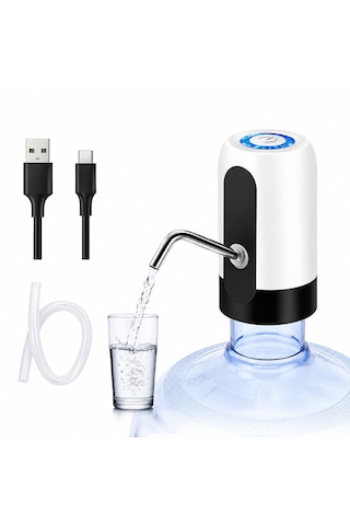 Usb Şarjlı - Otomatik Damacana Su Pompası 4w - 800mah İ11-071 5492 Çr