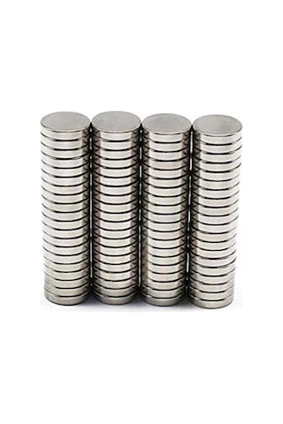 Dünya Magnet 5 Adet 15mm X 3mm Yuvarlak Süper Güçlü Neodyum Mıknatıs