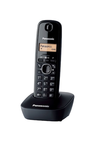 Panasonic KX-TG1611 Siyah Telsiz Dect Telefon 50 Rehber