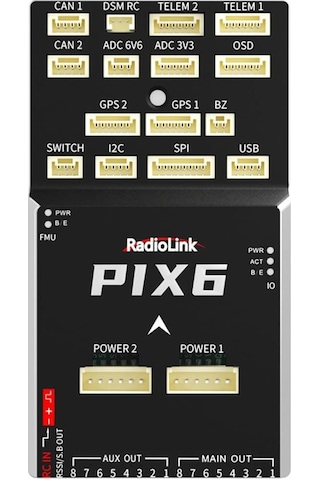 Radiolink Pıx6 16 Kanal Pixhawk Uçuş Kontrol Kartı Flight Controller +bec
