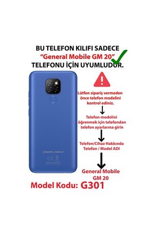 General Mobile Gm 20 Uyumlu Mustafa Kemal Atatürk Kolajları Baskılı Silikon Kılıf