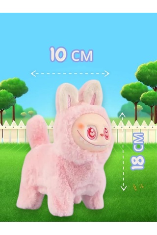 Pop Mart Labubu Yumuşak Oyuncak Labubu Köpek 480768905 PEMBE