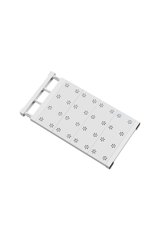 Homyl Genişletilebilir Bölücü Giyim Dolap Rafı 24cmx48cm Beyaz Diğer