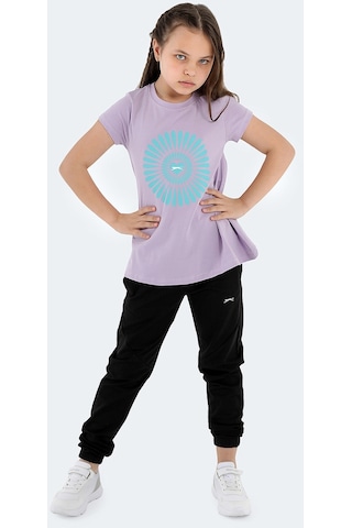 Slazenger POSEIDON IN Kız Çocuk Tişört Lila