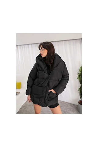 La Querta Puffer Yarasa Şişme Oversize Mont Bdsaq Bdsaq