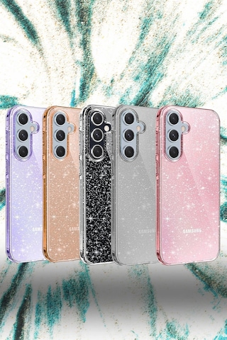 Cosmotex Newface Samsung Galaxy Uyumlu A05s Kılıf Glow Kapak - Mor