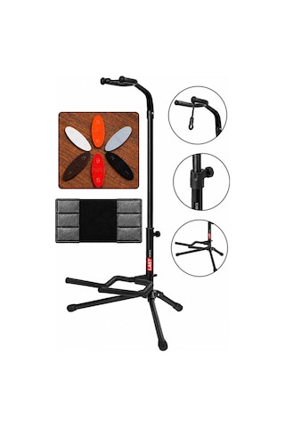 Lastvoice Gtr-01B Enstrüman Bağlama Standı Sehpası (Mızrap Hediye)