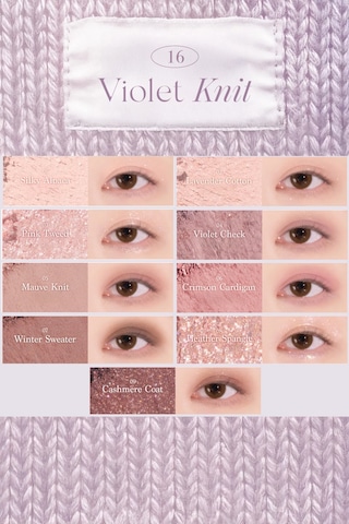 Dasique Mat Ve Işıltılı Renk Seçenekleri Sunan Far Paleti Shadow Palette 16 Violet Knit 16 Violet Knit