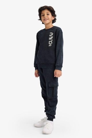 Defacto 2li Takım Baskılı Sweatshirt Eşofman Altı Erkek Çocuk G4968a825wnar202 Antrasit-ar202