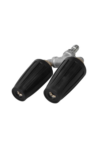 Symbee 360 Döner Çift Turbo Nozul, 4000 Psı Basınçlı Yıkama İçin 1/4'' Hızlı Bağlantı, 4-6 Gpm Su Akışı