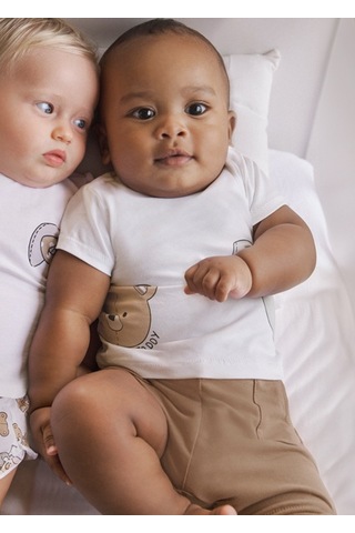 Mayoral Erkek Bebek Tişört Şort Set Çok Renkli