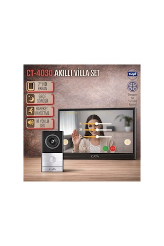 Ct-4030 Aklıllı Villa Set 7 İnç Hd Ekran Hareket Kaydetme