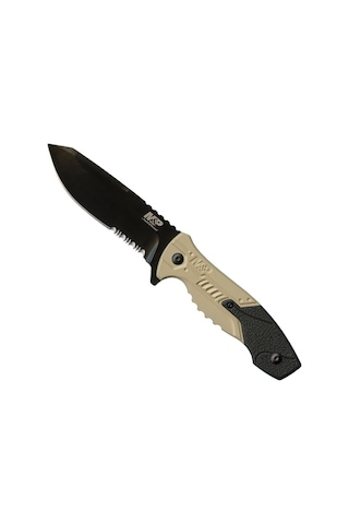 Smith Wesson M&p Full Tang Fixed Blade Çöl Rengi Taktik Kamp Bıçak Swmpf2cscp Siyah