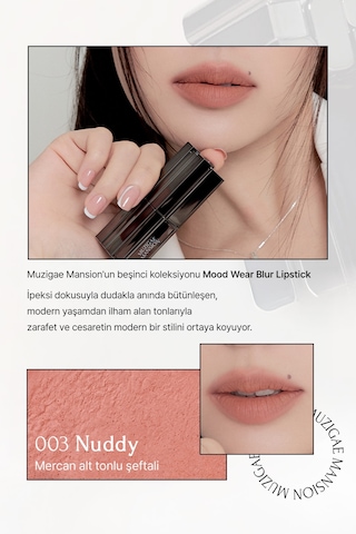 Muzigae Mansion Moodwear Blur Lipstick 003 Nuddy