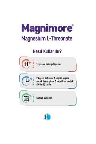 Tab Magnimore Magnesium L-Threonate 90 Kapsül