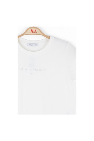 Xo Kids Kız Çocuk Tişort 8-14 Yaş 38373 Ekru
