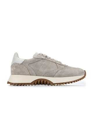 Tamer Tanca Kadın Hakiki Deri Bej Süet Sneakers & Spor Ayakkabı 154 7161 Bn Ayk Y26 Bej Suet