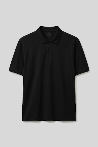 Tommy Life Siyah Polo Yaka Büyük Beden Battal Erkek T-shirt - 88511