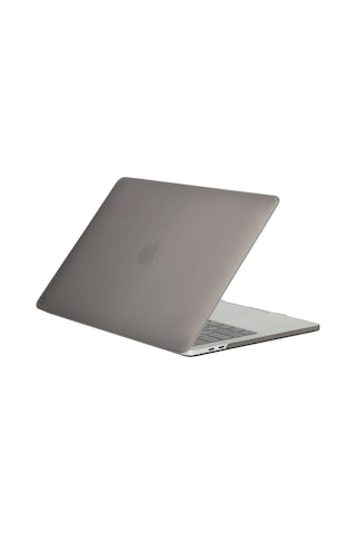 Blogy Apple Uyumlu MacBook Pro 14.2 İnç Crystal Fit Kılıf Gri