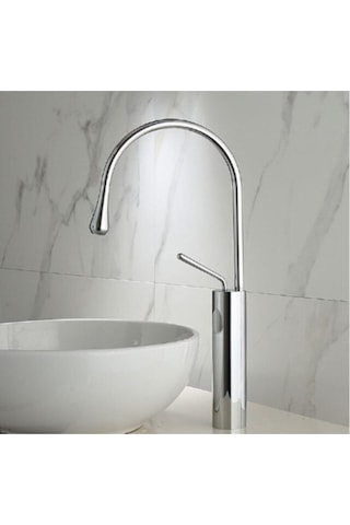 Boheme Mars Krom Çanak Lavabo Bataryası Krom