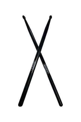 Midex Gfk-801bk 5a Bateri Baget Kırılmaz Polyemid Siyah Renk Davul Bageti 5a Drumsticks