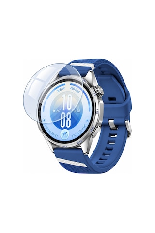 Huawei Watch Gt7 46mm Uyumlu Kolay Kurulum Aparatlı Temperli Cam Ekran Koruyucu