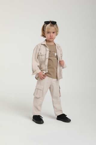 Xo Kids Erkek Çocuk Gömlek 1-4 Yaş 2532 Gri