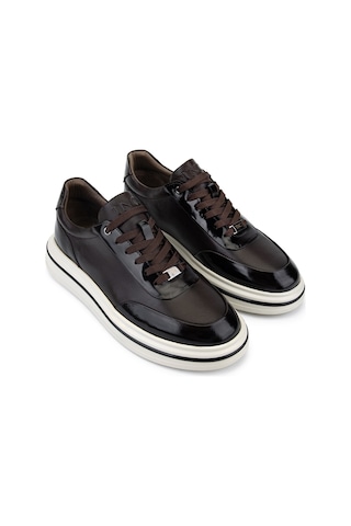 Tamer Tanca Erkek Hakiki Deri Kahverengi Sneakers & Spor Ayakkabı 1237 23248 Erk Ayk Sk26-27 Kahve