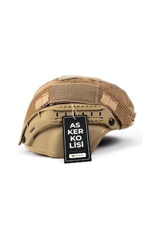 Jandarma Çöl Kamuflaj Kısa Airsoft Askeri Kask Kılıfı Camel