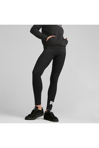 Puma Essential Logo Kadın Siyah Tayt 58683201 Siyah