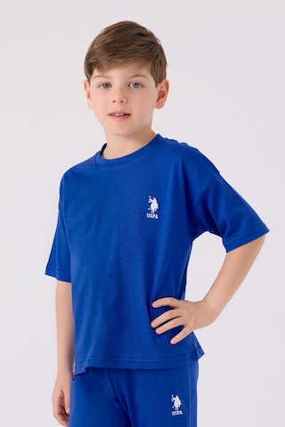 U.S. Polo Assn. Erkek Çocuk Gece Mavisi Bermuda Takımı 5274-43676 Mavi