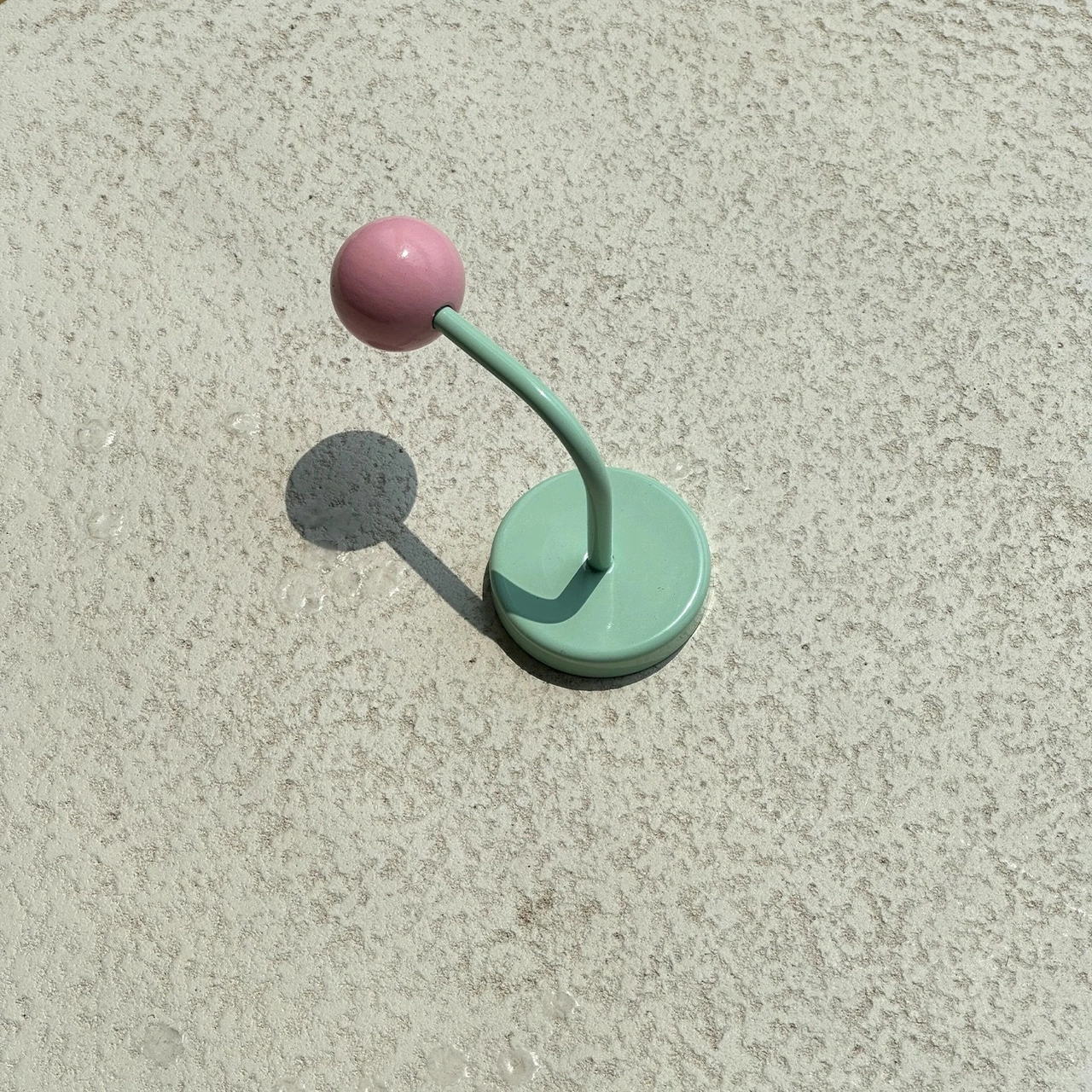 Monyee Renkli Mıknatıslı Duvar Kanca: Mutfak/banyo İçin Deliksiz, Güçlü Tutucu, Dekoratif Tasarım Açık Yeşil + Pembe