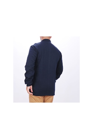 Sweatshirt 2 İplik Polo Yaka Lacivert