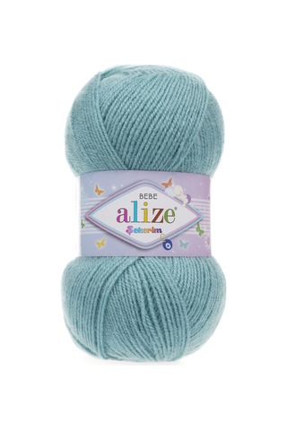 Alize Şekerim Bebe El Örgü İpi (5 Li Paket) - 124-Azur Alize Şekerim Bebe El Örgü İpi (5 Li Paket) - 124-Azur